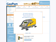 Tablet Screenshot of geoport.hu